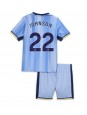 Tottenham Hotspur Brennan Johnson #22 Replika Borta Kläder Barn 2024-25 Kortärmad (+ byxor)